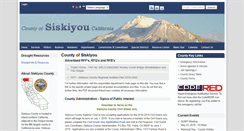 Desktop Screenshot of co.siskiyou.ca.us