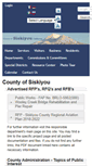 Mobile Screenshot of co.siskiyou.ca.us